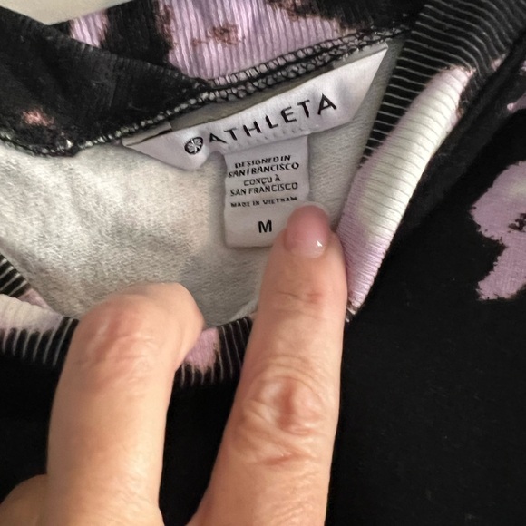 ATHLETA WILLOW ELFIN PURPLE DRAWSTRING WAISTBAND BALANCE JOGGER & TOP - Picture 2 of 4